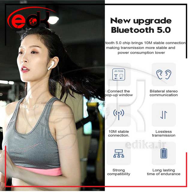 هندزفری بلوتوث ایرپاد Joyroom T Series JR-T03S True Wireless Stereo Earphone