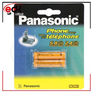 باتری ۲ تایی نیم قلمی شارژی Panasonic