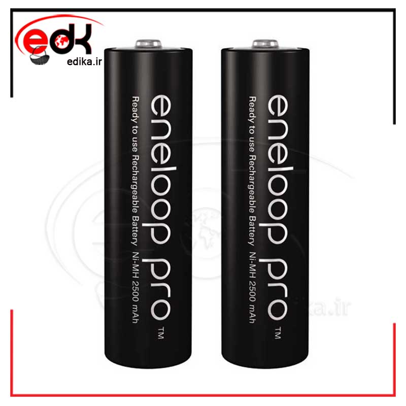 باتری دو تایی قلمی شارژی Panasonic Eneloop BK-3HCDE