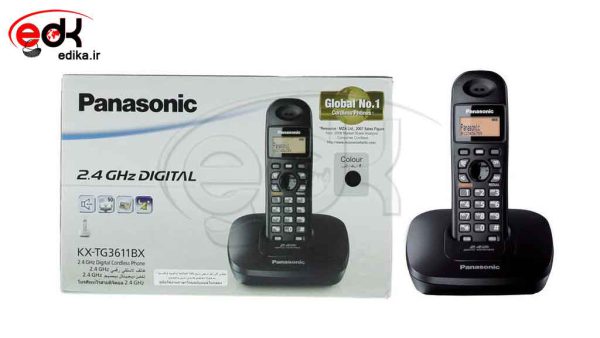 تلفن بیسیم پاناسونیک مدل KX-TG3611BX + گارانتی